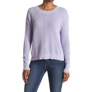 NWT Sweet Romeo Lavender Seed Stitch Long Sleeve Pullover Sweater XS